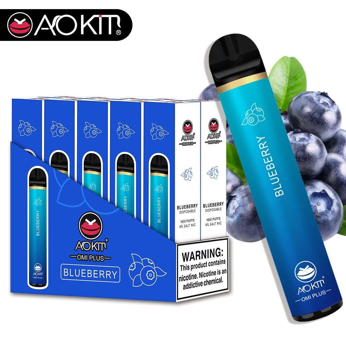 AOKIT - OMI Plus Disposable Vape (1600 Puffs) - Vape Here Store