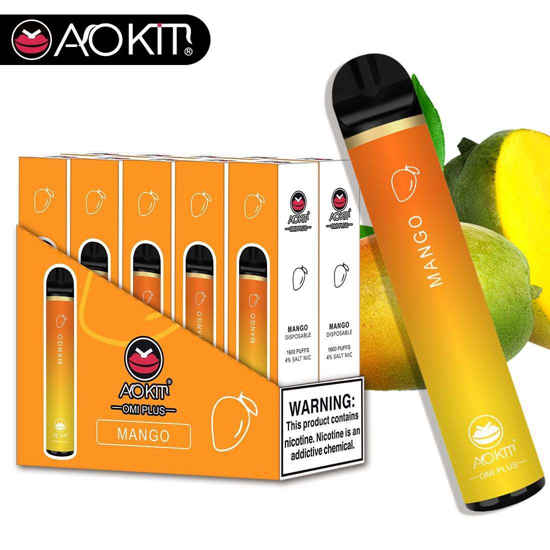 AOKIT - OMI Plus Disposable Vape (1600 Puffs) - Vape Here Store