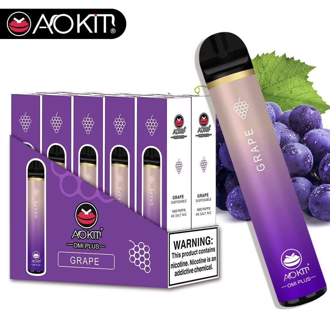 AOKIT - OMI Plus Disposable Vape (1600 Puffs) - Vape Here Store