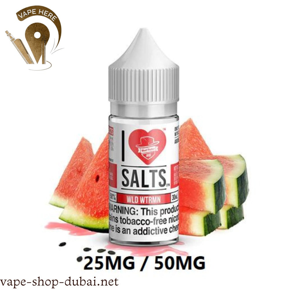 WILD WATERMELON - I LOVE SALTS /MAD HATTER JUICE - Vape Here Store