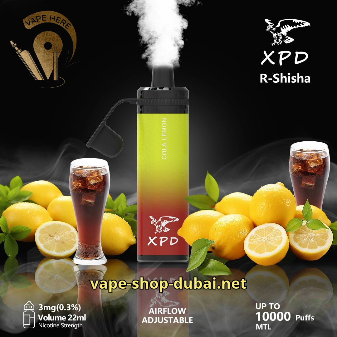 XPD R-SHISHA 10000 DISPOSABLE VAPE Cola Lime UAE Al Ain