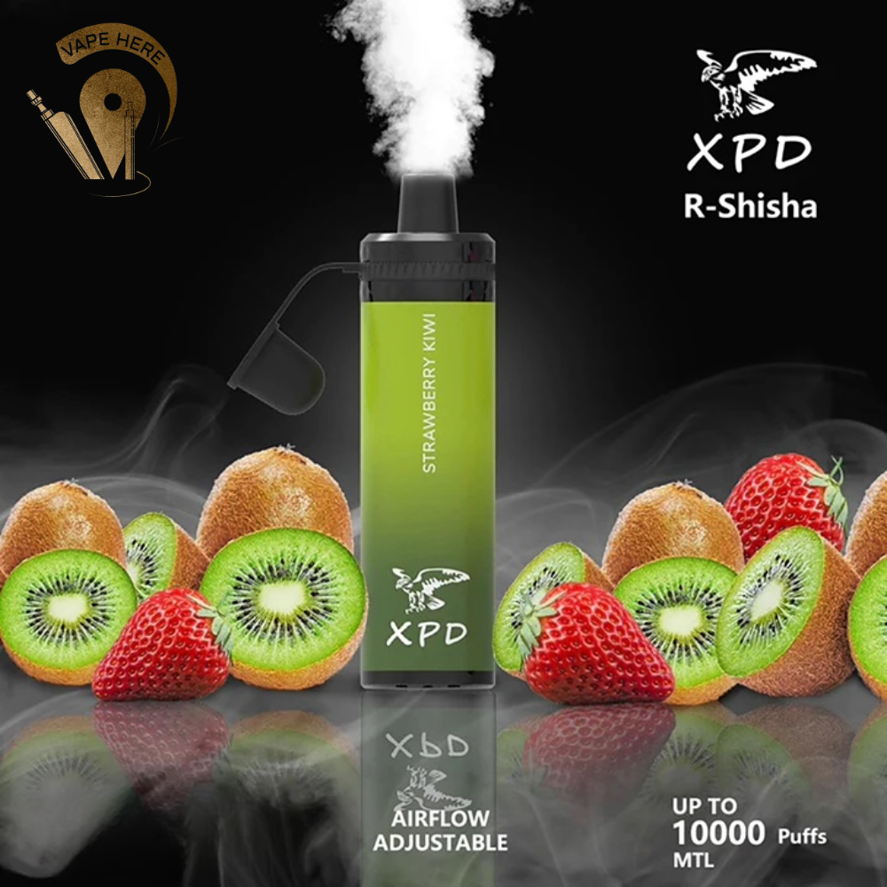 XPD BAR SHISHA 10000 PUFFS DISPOSABLE VAPE Strawberry Kiwi UAE Ajman