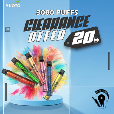 YUOTO Luscious Disposable Pods 3000Puffs (50mg) UAE SHARJAH