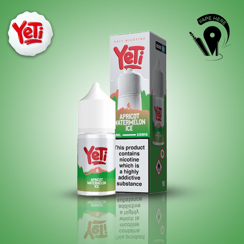 Yeti Salt Nic 30ml Summit Series 20mg Apricot Watermelon Ice UAE Dubai