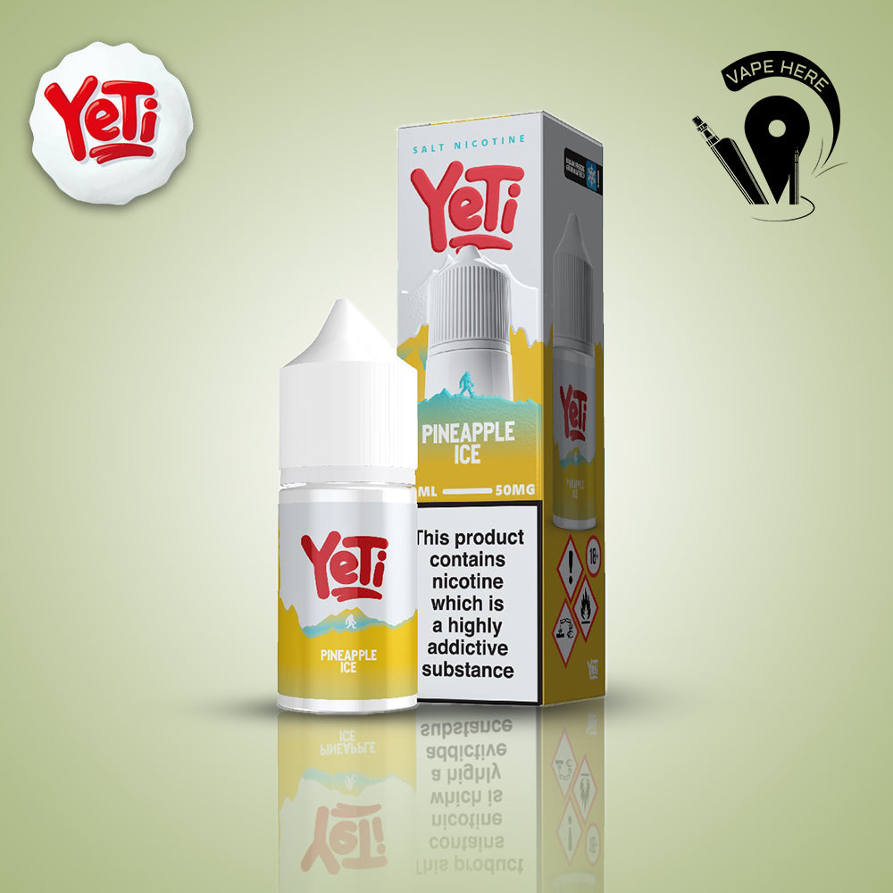 Yeti Salt Nic 30ml Summit Series 20mg Pineapple Ice UAE Sharjah