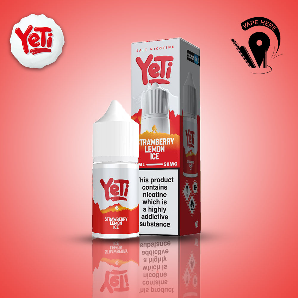 Yeti Salt Nic 30ml Summit Series 20mg Strawberry Lemon Ice UAE Umm Al Quwain