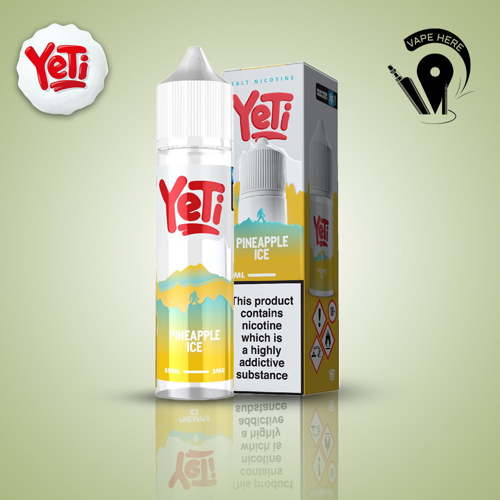 Yeti E-Liquids 60ml Summit Series 3mg Pineapple Ice UAE Ajman