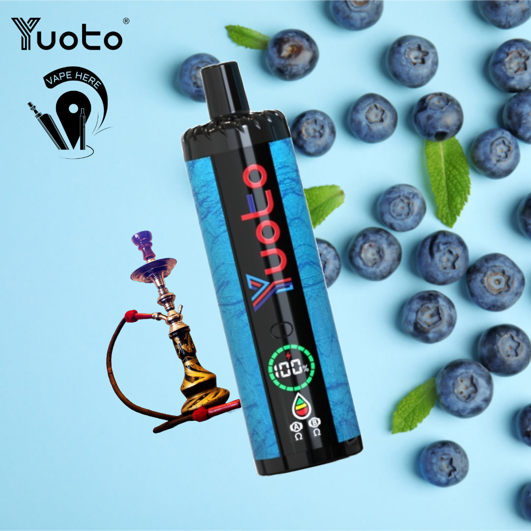 Yuoto DIGI 15000 Puffs Disposable Shisha Vape Blueberry Hookah UAE Ajman