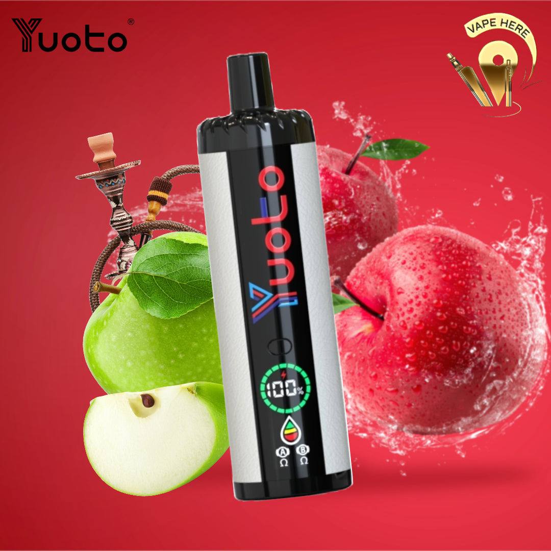 Yuoto DIGI 15000 Puffs Disposable Shisha Vape Two Apples UAE Al Ain