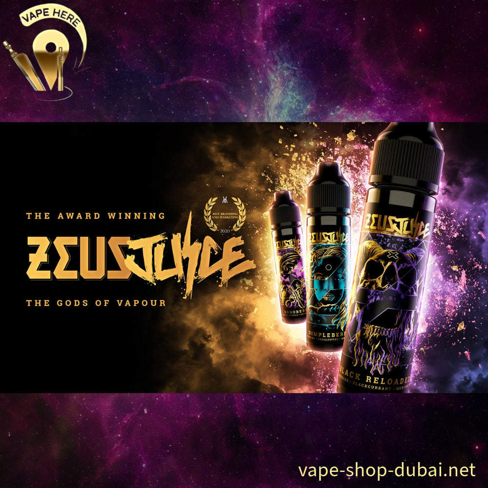 ZEUS JUICES E-LIQUIDS 50ML (ESMA APPROVED) - Vape Here Store