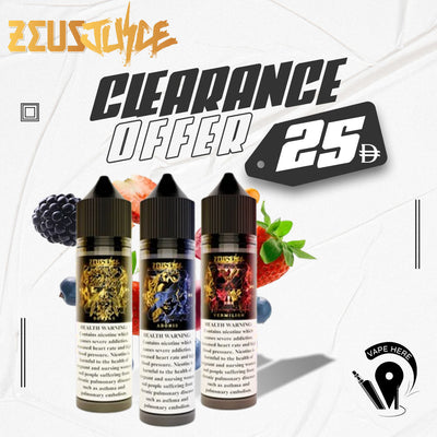 ZEUS JUICES E-LIQUIDS 50ML (ESMA APPROVED) UAE Abu Dhabi