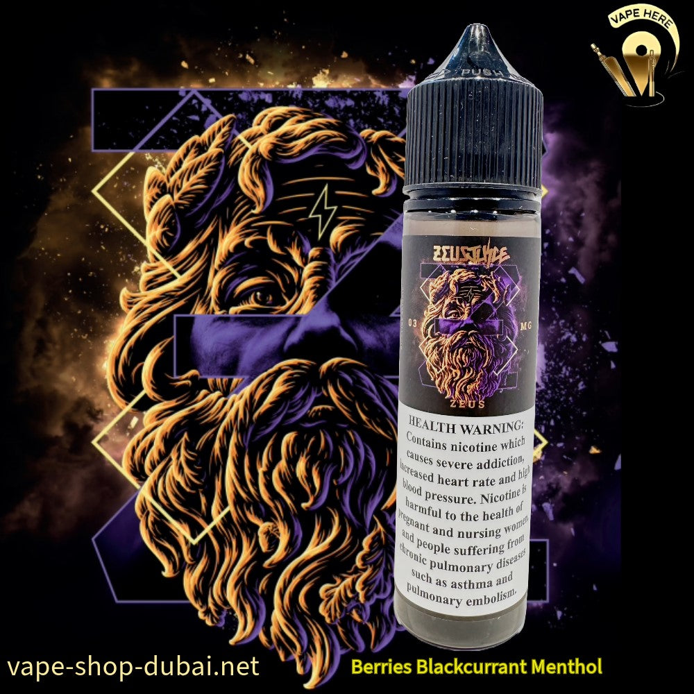 ZEUS JUICES E-LIQUIDS 50ML Zeus (ESMA APPROVED) UAE Dubai