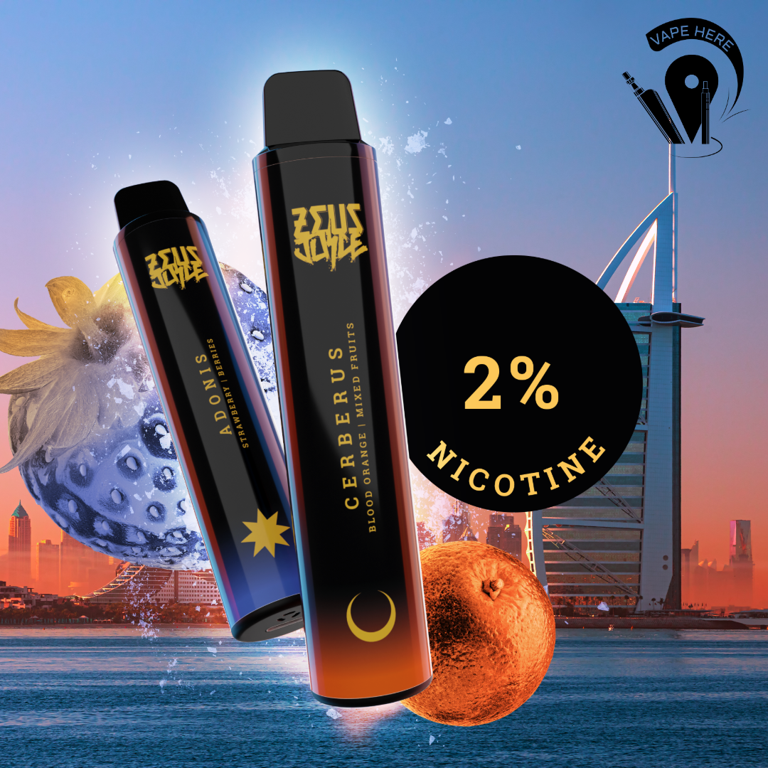 Zeus Juice Disposable Vape Cerberus (Blood Orange Mixed Fruits) UAE Ras Al Khiamah