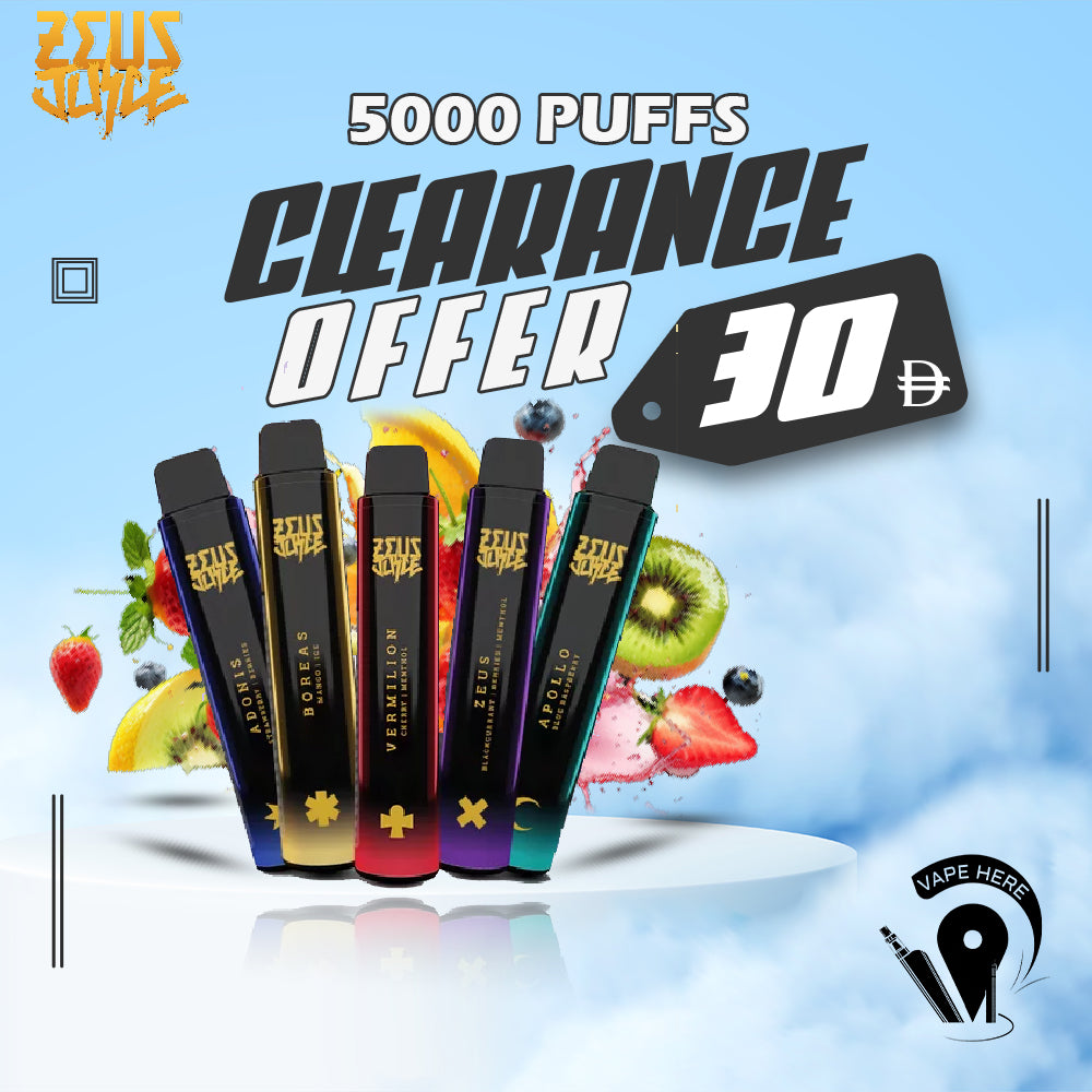 Zeus Juice Disposable Vape 20mg 5000 Puffs UAE ABU DHABI