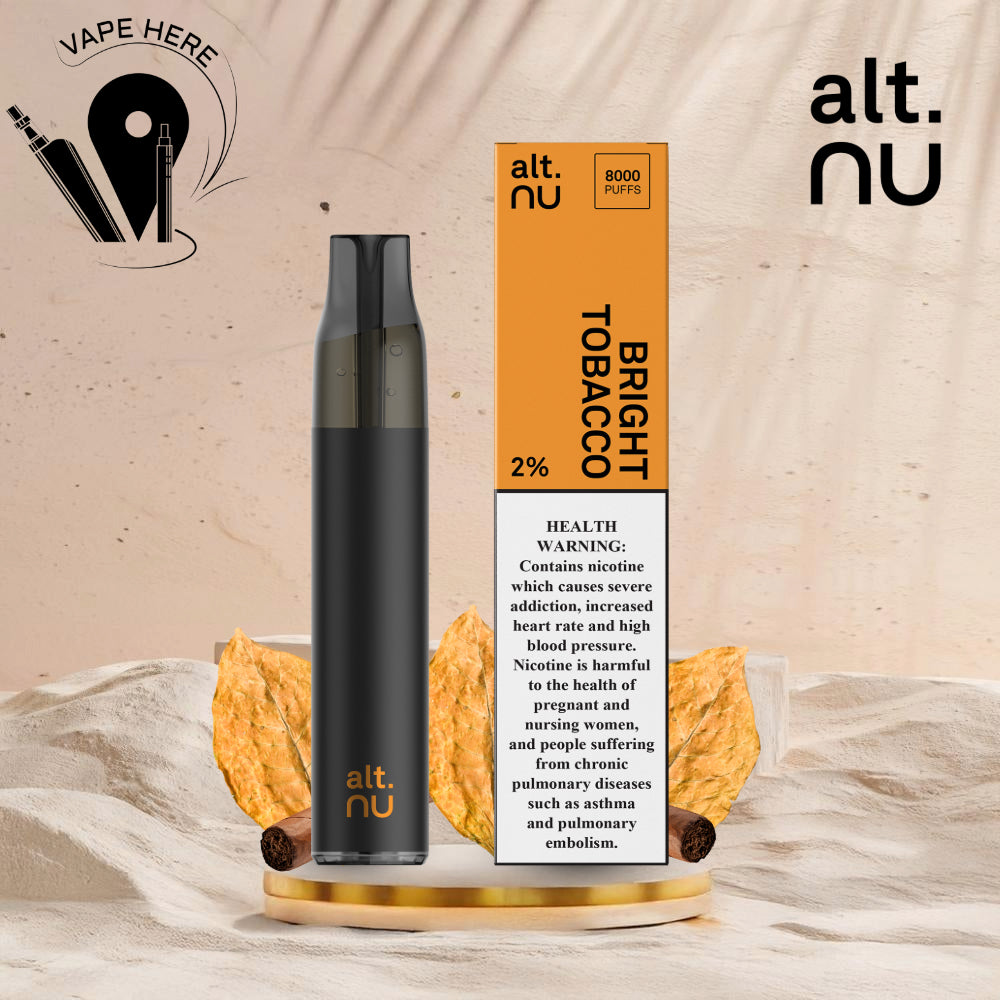 alt. NU 7 8000 Puffs 20mg Disposable Vape Bright Tobacco UAE Abu Dhabi 