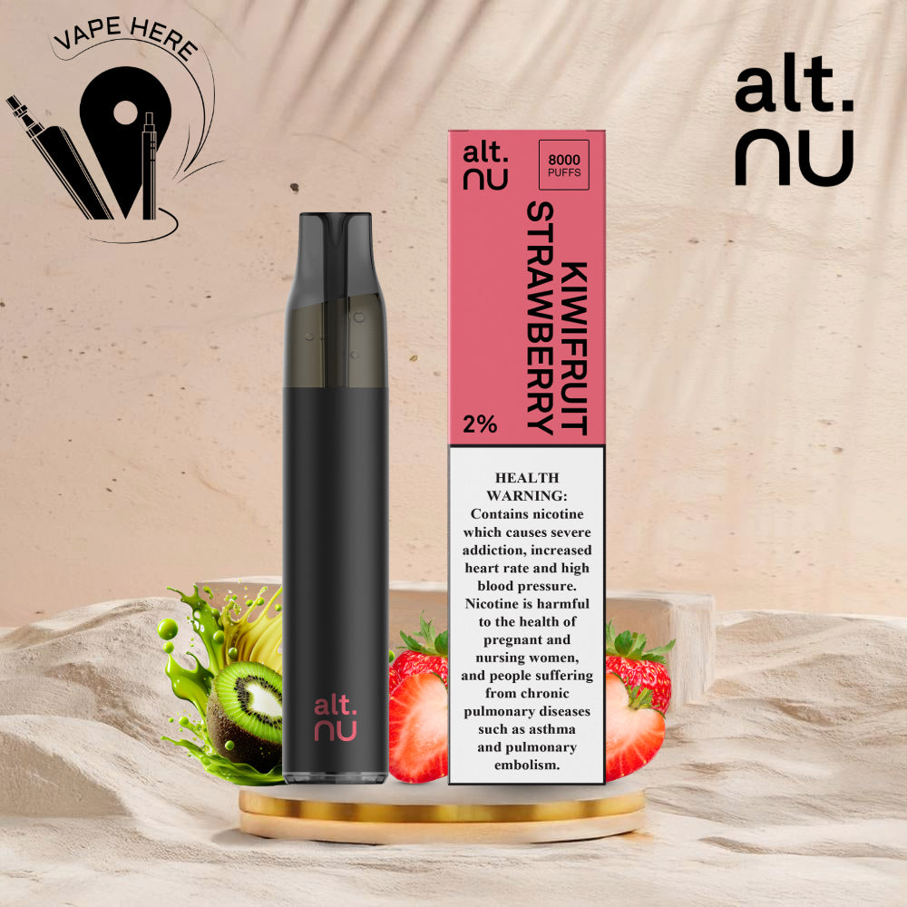 alt. NU 7 8000 Puffs 20mg Disposable Vape Kiwifruit Strawberry UAE Al Ain 