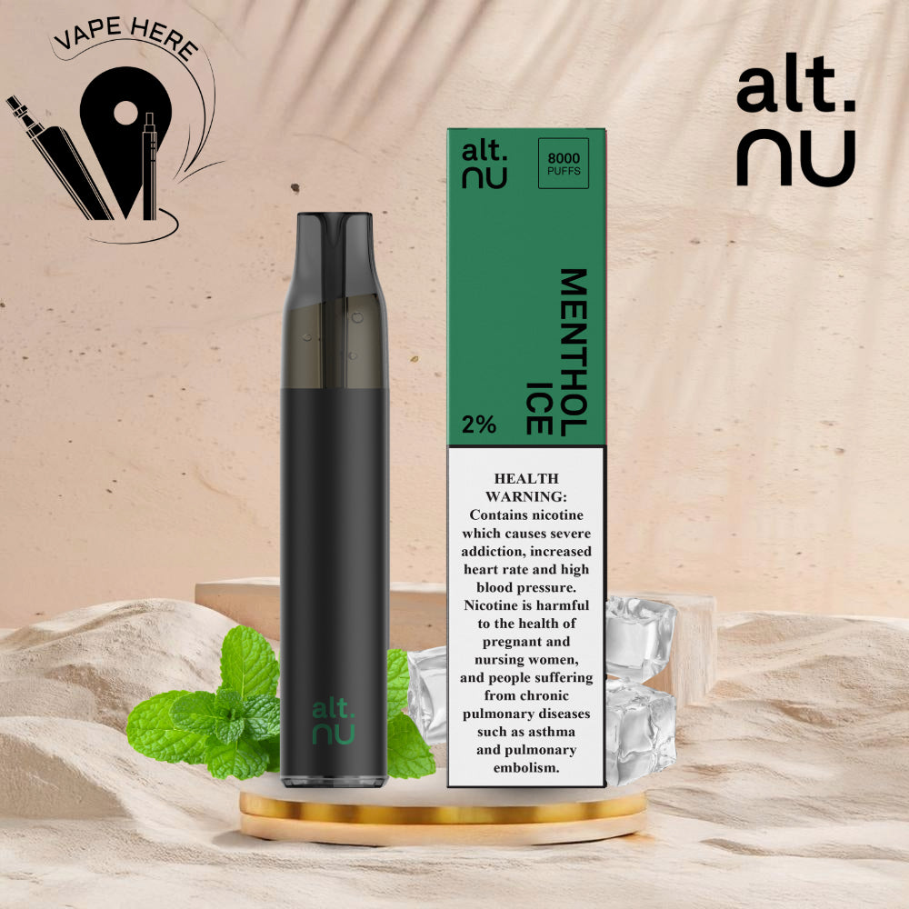 alt. NU 7 8000 Puffs 20mg Disposable Vape Menthol Ice UAE  Ras Al Khaimah 