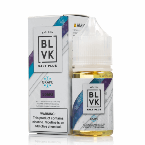 BLVK ICE GRAPE SaltNic 30ml - BLVK PLUS SERIES - Vape Here Store