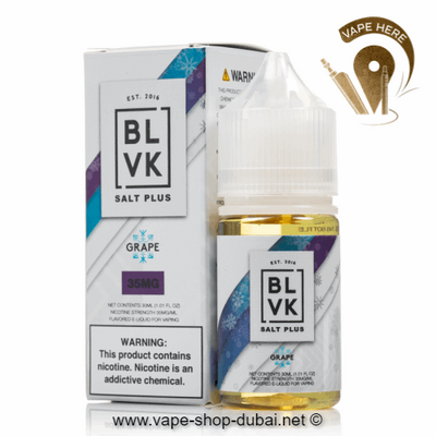 BLVK ICE GRAPE SaltNic 30ml - BLVK PLUS SERIES - Vape Here Store