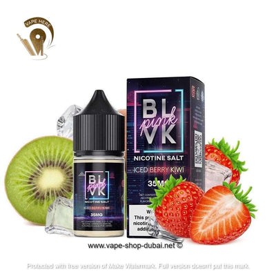 BLVK ICED BERRY KIWI SaltNic 30ml - BLVK PINK SERIES - Vape Here Store