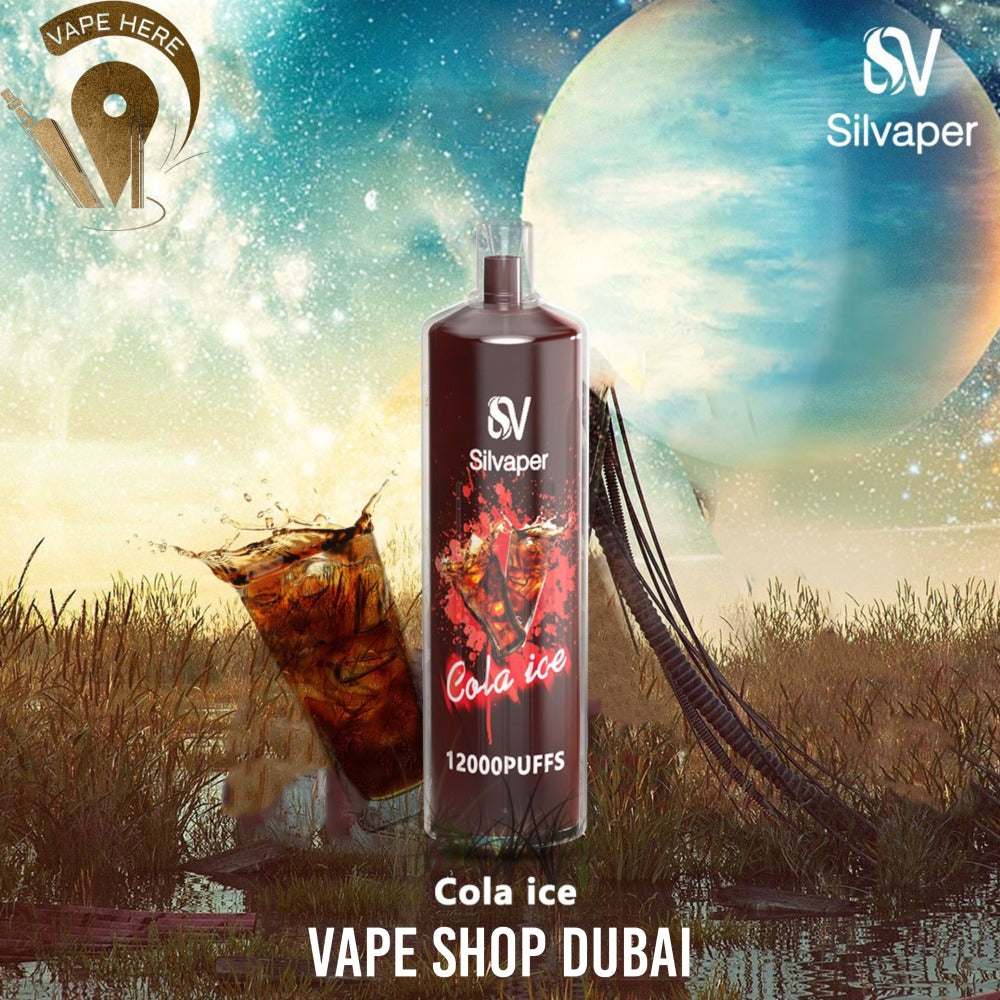 SILVA ROCK DISPOSABLE VAPE DTL 12000 PUFFS Cola Ice Abu Dhabi