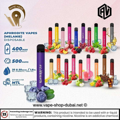 Aphrodite Vapor Disposable Pod (50mg) - AV Disposable - Vape Here Store