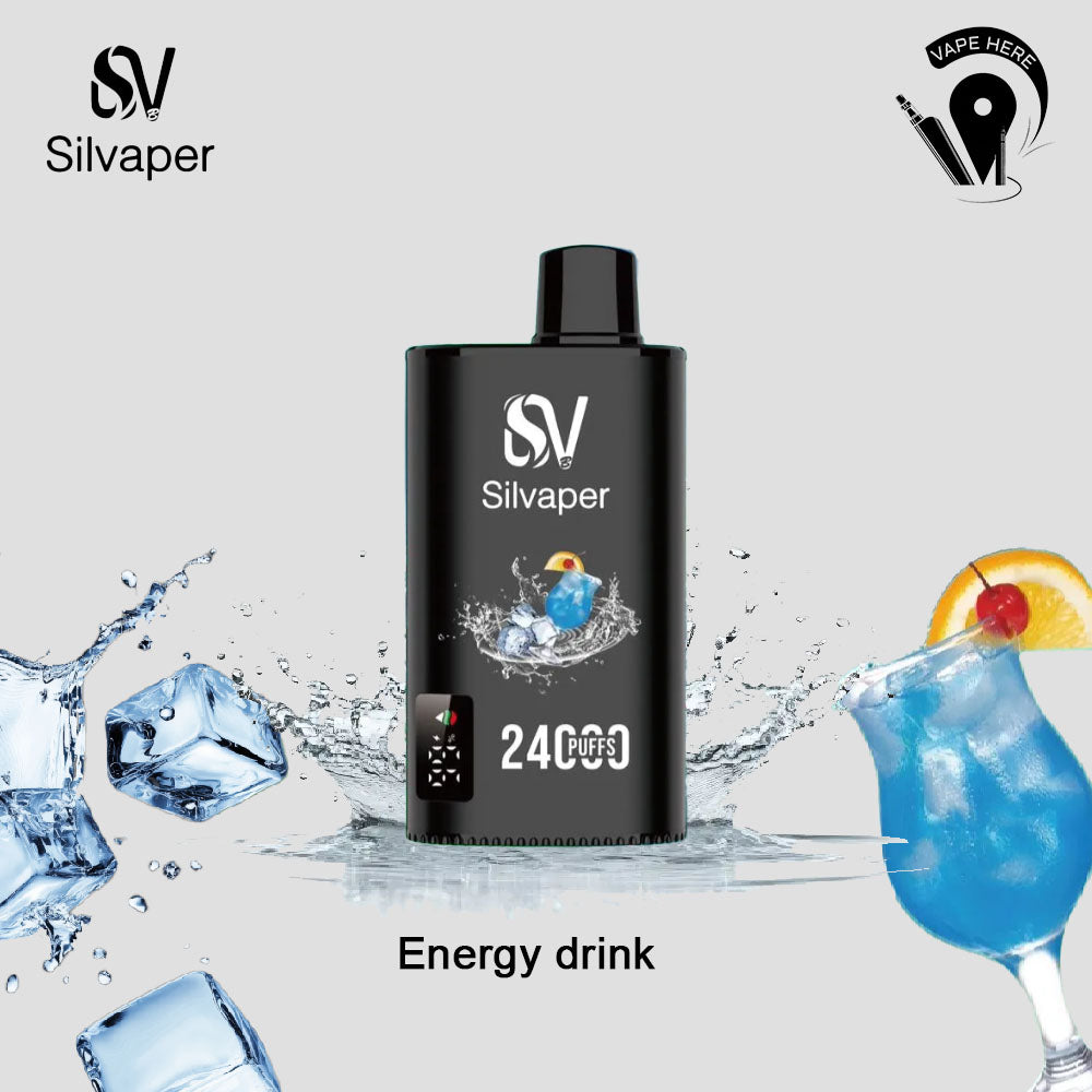 SILVAPER 24000 PUFFS DISPOSABLE VAPE Energy Drink UAE Abu Dhabi & Ajman