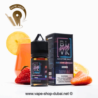 BLVK ICED BERRY LEMONADE SaltNic 30ml - BLVK PINK SERIES - Vape Here Store