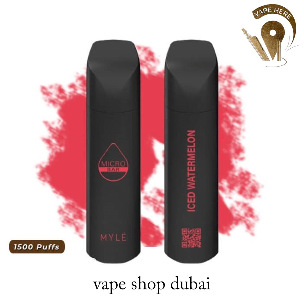 MYLE MICRO BAR 1500 PUFFS DISPOSABLE VAPE (20mg) - Vape Here Store