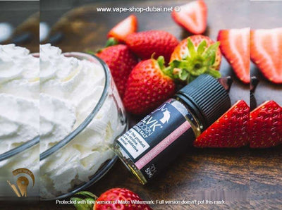 BLVK STRAWBERRY CREAM SaltNic 30ml - BLVK UNICORN SERIES - Vape Here Store