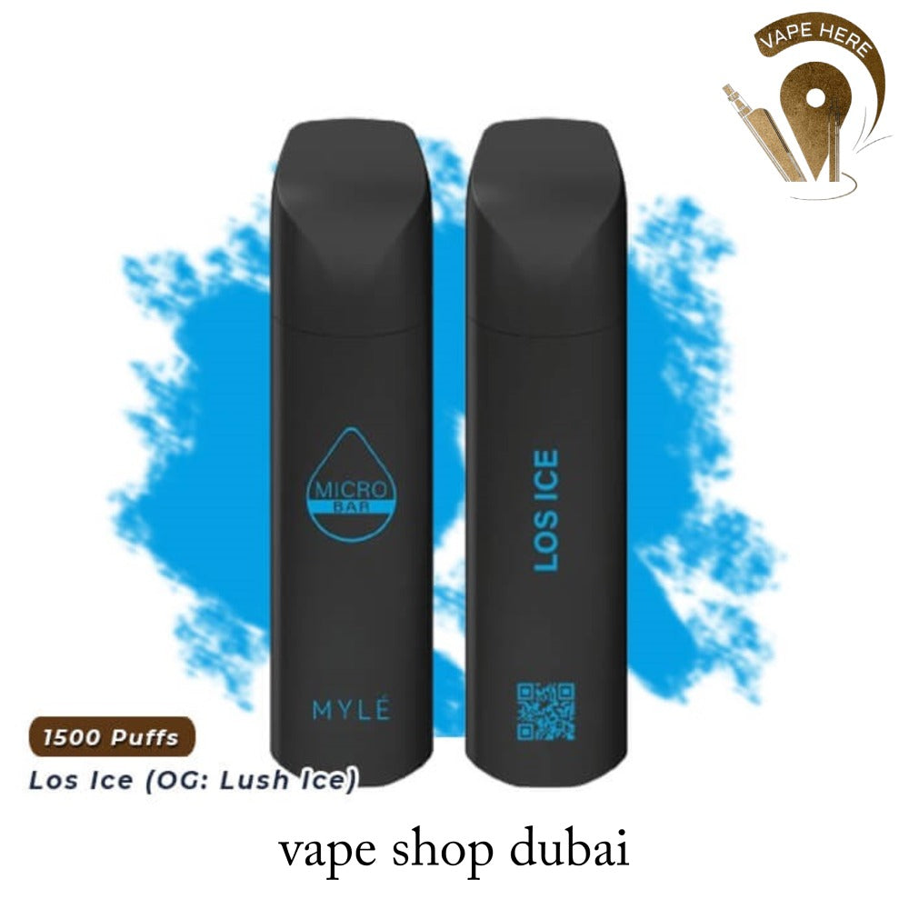 MYLE MICRO BAR 1500 PUFFS DISPOSABLE VAPE (20mg) - Vape Here Store