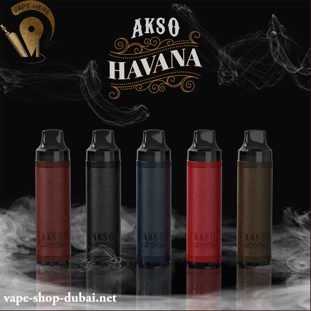 AKSO HAVANA DISPOSABLE VAPE 5000 PUFFS (Closed Pod System) - Vape Here Store