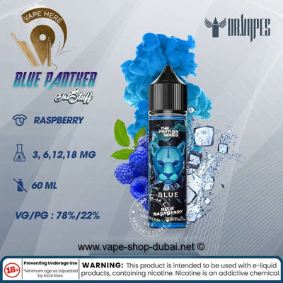 Date Blue Stuff (Blue Panther) -  E liquid by Dr Vapes (Panther Series) - Vape Here Store