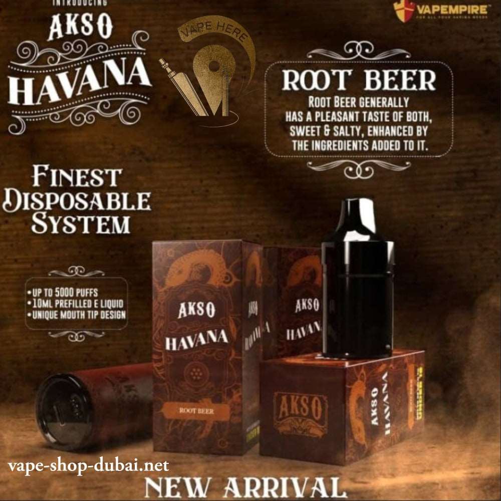 AKSO HAVANA DISPOSABLE VAPE 5000 PUFFS (Closed Pod System)