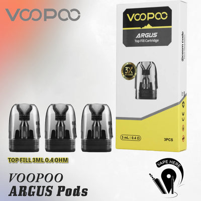 voopoo argus pods 3ml top fill 0.4 ohm