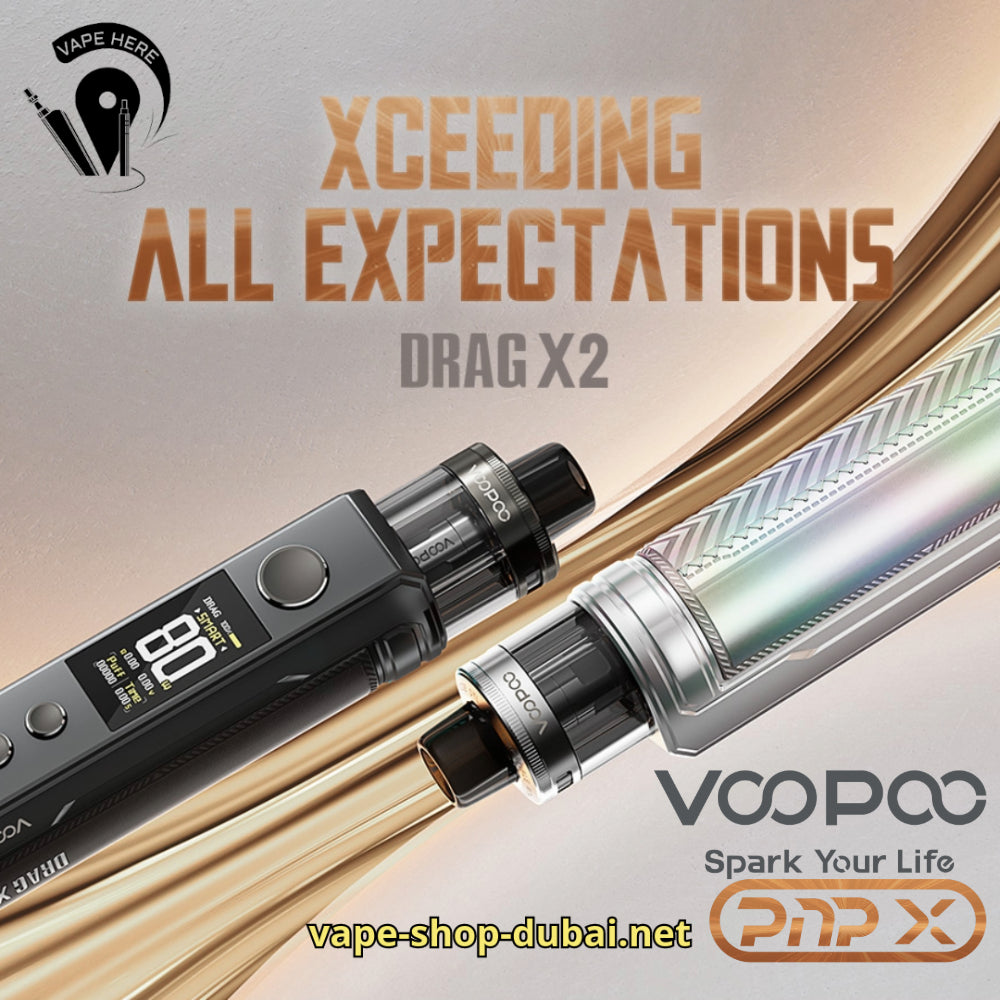 VOOPOO DRAG X2 80W MOD POD KIT External Battery | DRAG X2 Kit in Dubai & UAE | Vape Here Store VOOPOO DRAG X2 80W MOD POD KIT External Battery | DRAG X2 Kit in Dubai & UAE | Vape Here Store