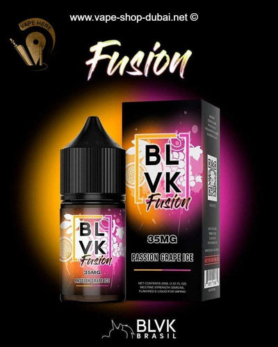 BLVK PASSION GRAPE ICE SaltNic 30ml - BLVK FUSION SERIES - Vape Here Store