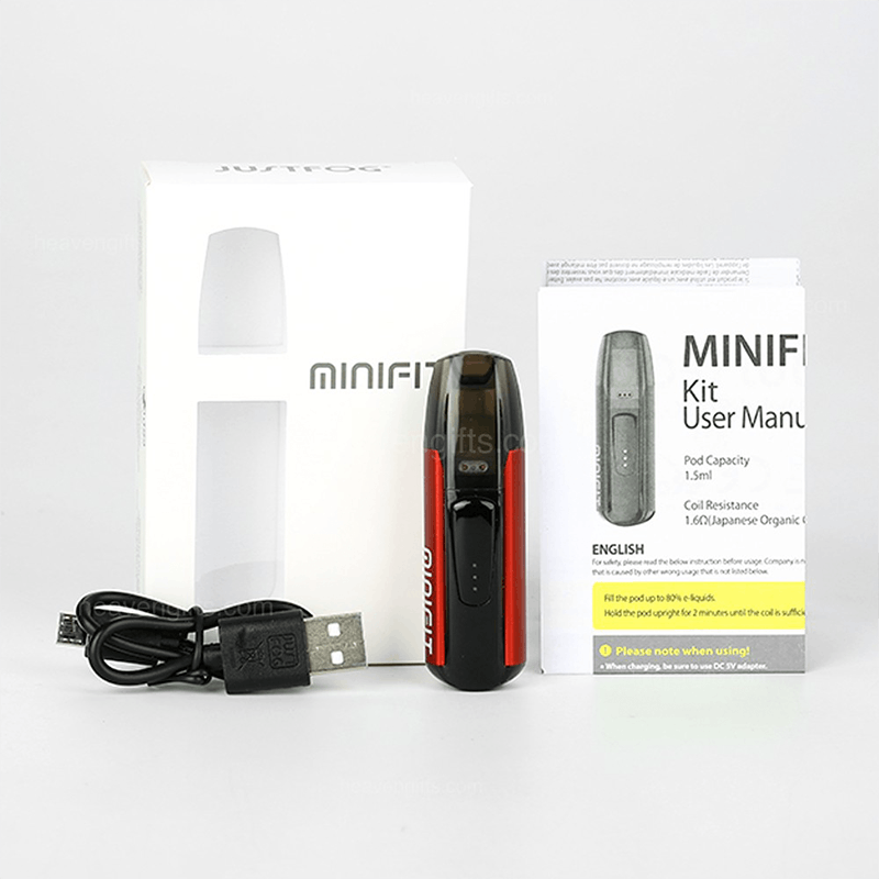 JUSTFOG MINIFIT ULTRA PORTABLE POD SYSTEM - Vape Here Store