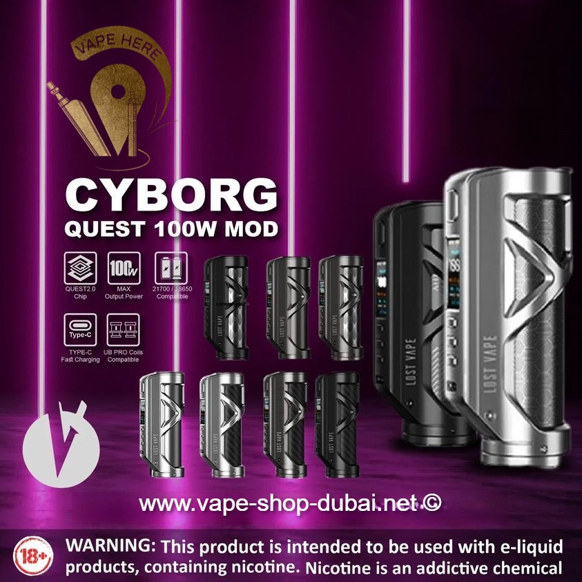 LOST VAPE CYBORG QUEST 100W FULL KIT - Vape Here Store