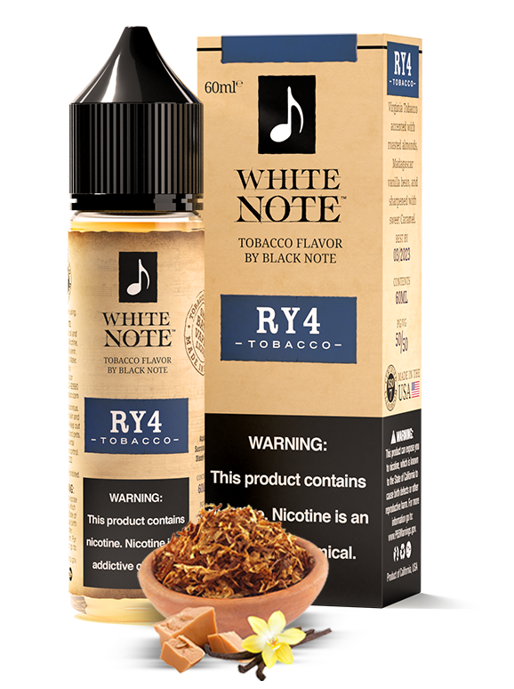 WHITE NOTE - RY4 Tobacco 60ML - Vape Here Store