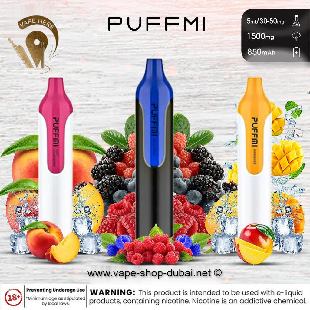 MOOSH PUFFMI DISPOSABLE PEN (30mg & 50mg - 1500 PUFFS) - Vape Here Store