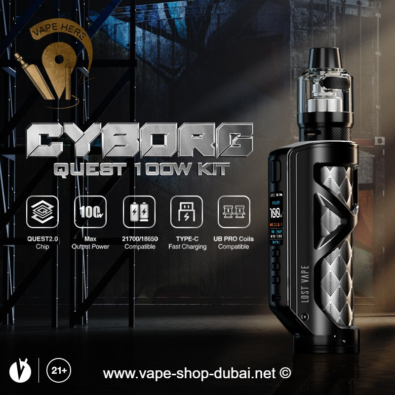 LOST VAPE CYBORG QUEST 100W FULL KIT - Vape Here Store