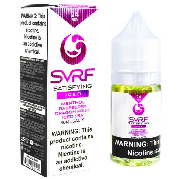 SVRF - SATISFYING ICED 30ML SALTS - Vape Here Store