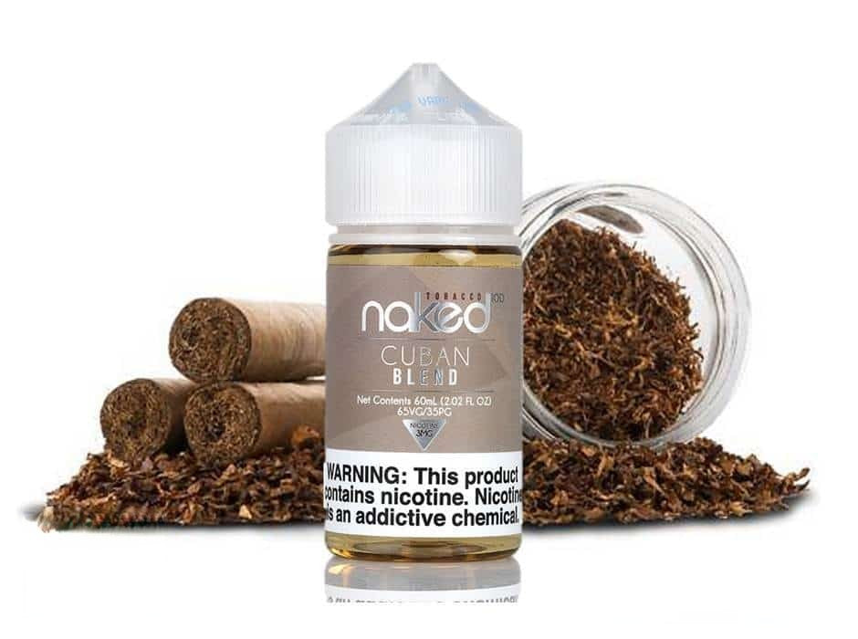 Naked 100 - Cuban Blend 60ml / 50ml - Vape Here Store