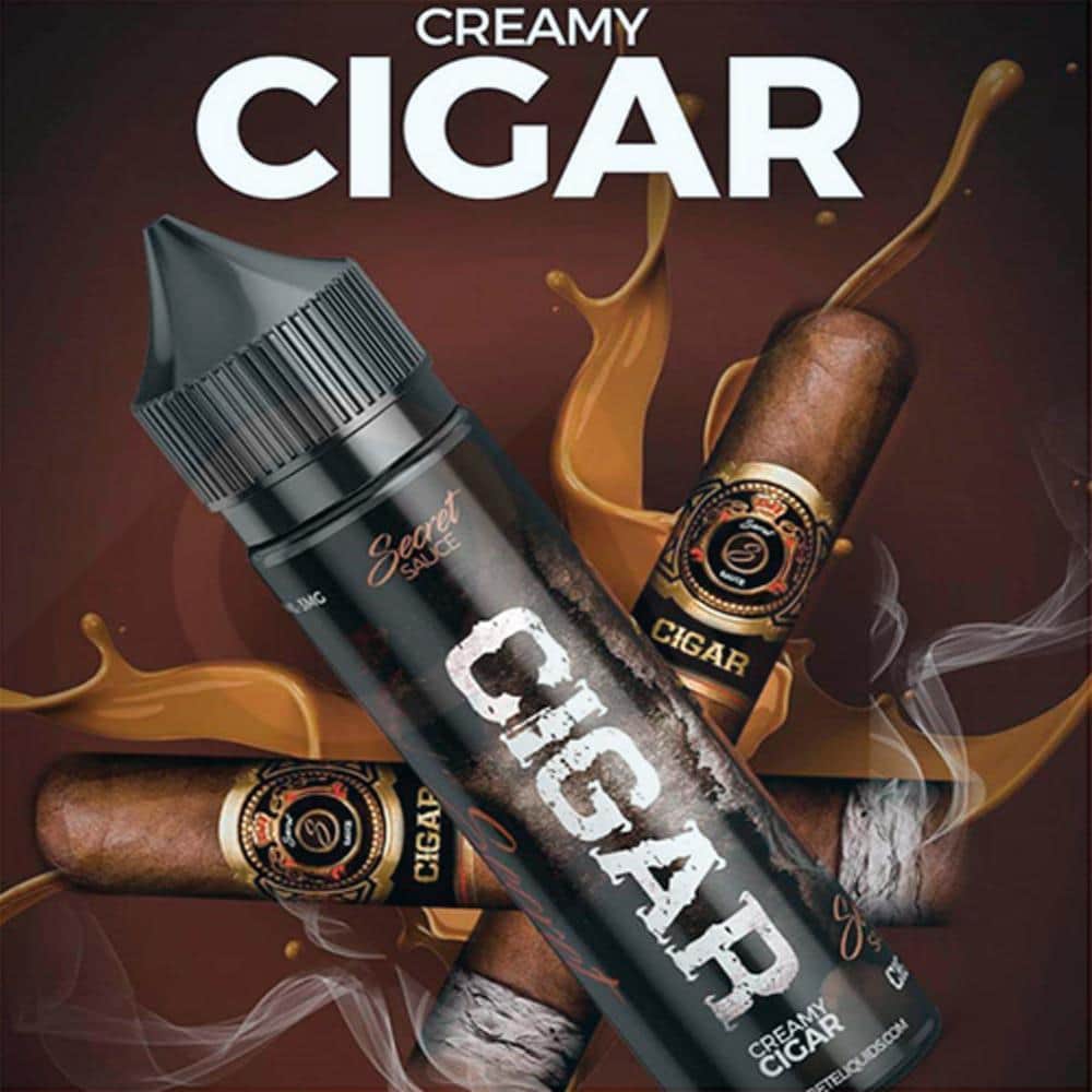 Creamy Cigar 60ml E Liquidby Secret Sauce | Vape Shop Dubai | Vape Online  UAE | Vape Alain Delivery | Vape Here Store