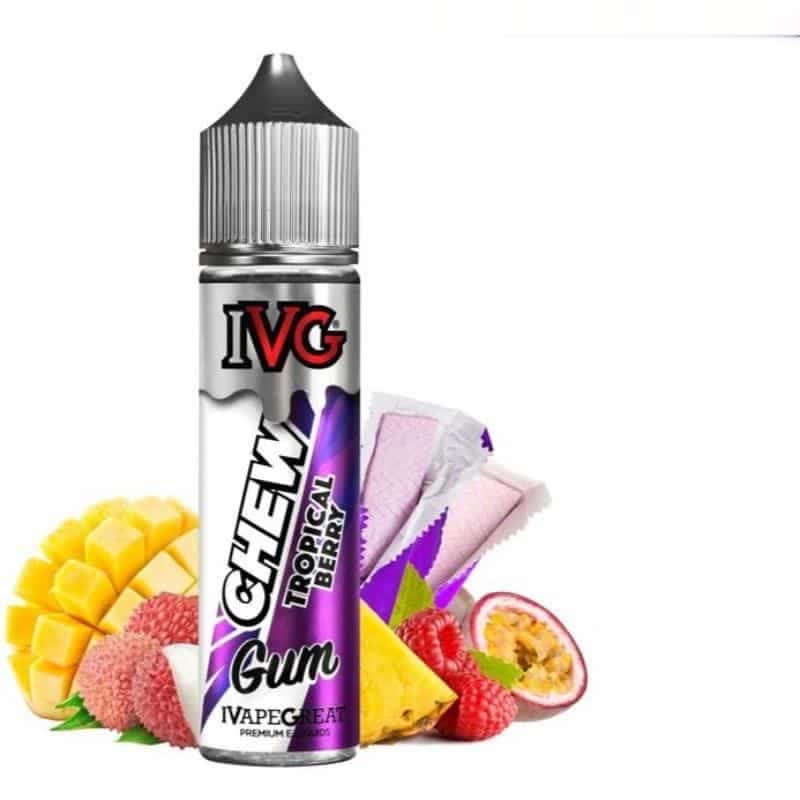 Chew Tropical Berry 60ml E juice by IVG - Vape Here Store