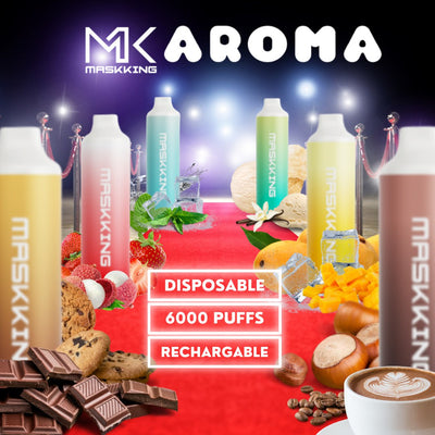 MASKKING AROMA 6000 PUFFS DISPOSABLE VAPE (20 mg) - Vape Here Store