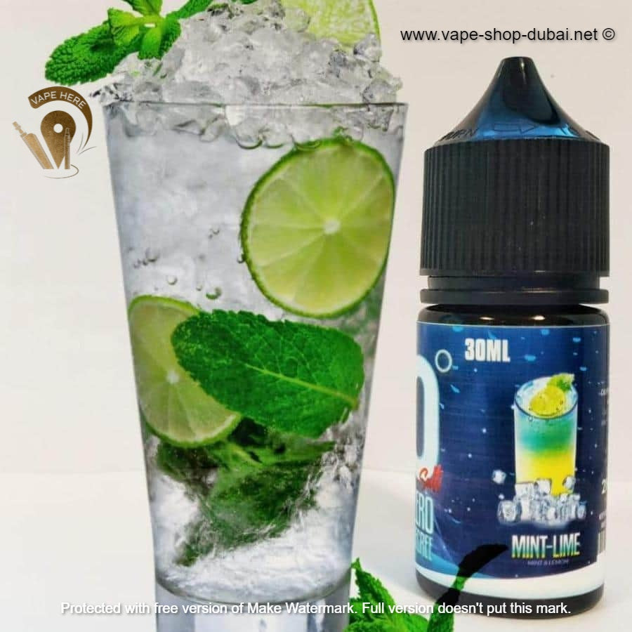 Mint Lime 30ml Saltnic by Zero Degree - Vape Here Store