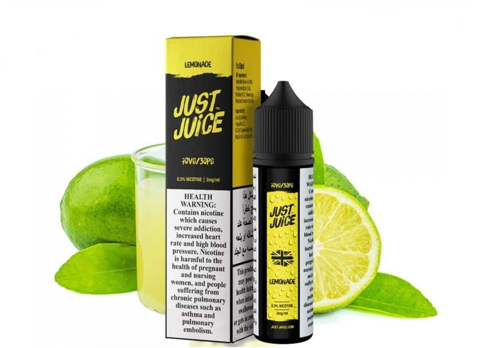 Lemonade 50ml E liquid by Just Juice - Vape Here Store