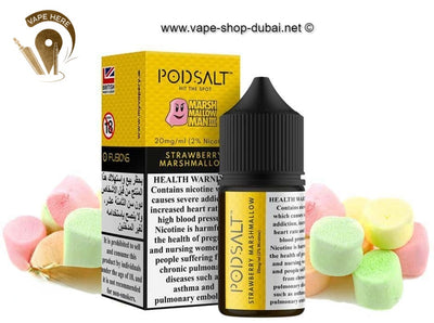 Pod Salt Fusion Marina Marshmallow MAN3 - NicSalt - Vape Here Store